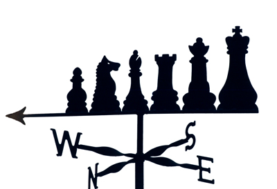 Chess weather vane